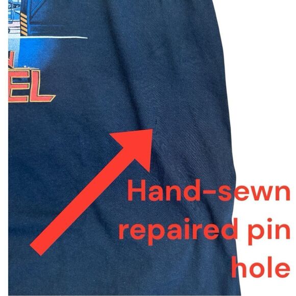 Marvel Black Short Sleeve Tee Funko Pop Design of Captain Marvel Sz L - Picture 9 of 10